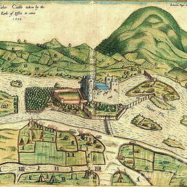 Cahir Castle 1599, Tipperary by Val Byrne
