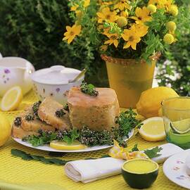 Cake With Lemon Thyme, Lemon Balm And Lemon Juice by Strauss, Friedrich