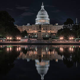 Capitol Night by Robert Fawcett