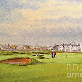 Carnoustie Golf Course Scotland With Clubhouse