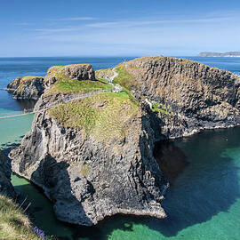 Carrick-a-rede Rope Bridge In Northern by Pierre Leclerc Photography