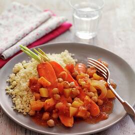 Carrot Chickpea Stew With Couscous by Gareth Morgans