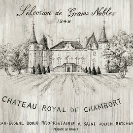 Chateau Chambort On Wood by Danhui Nai