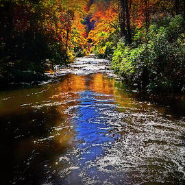 Chattahoochee National Forest - A Channel Of Light 001 by George Bostian