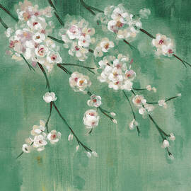 Cherry Cloud Ii Jade by Silvia Vassileva