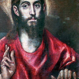Christ Blessing The Saviour by Print Collector
