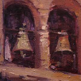 Church bells in Enna Sicily Italy by R W Goetting