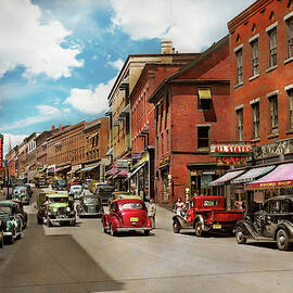 City - Brattleboro VT - No parking on Main St 1941 by Mike Savad