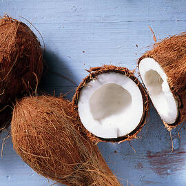 Coconuts, Whole And Halved by Teubner Foodfoto
