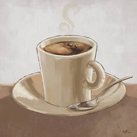 Coffee And Co Ii Neutral by Janelle Penner