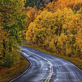 Colorado Fall Country Road by John De Bord