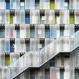 Colorful Apartment by Tetsuya Hashimoto