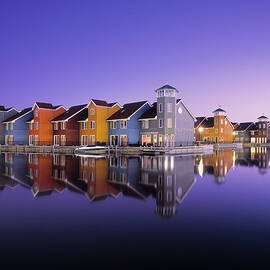 Colorful Residential Housing by Eschcollection