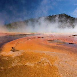 Colors At Grand Prismatic Spring by By Sathish Jothikumar