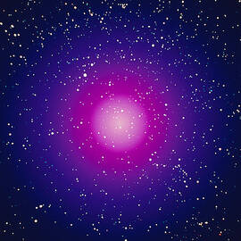 Computer Graphic Image Of A Galaxy by Stocktrek