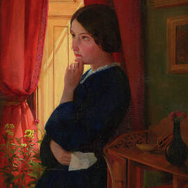 Considering A Reply, C.1860 by George Dunlop Leslie