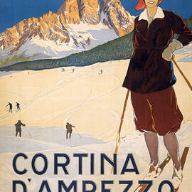 Cortina Dampezzo Poster by Graphicaartis