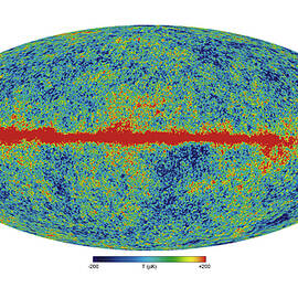 Cosmic And Galactic Microwave Background by Science Photo Library
