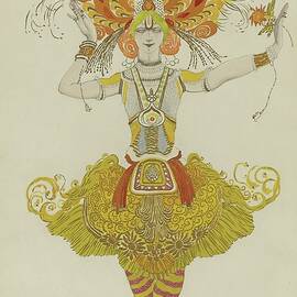 Costume Design For Firebird by Leon Bakst