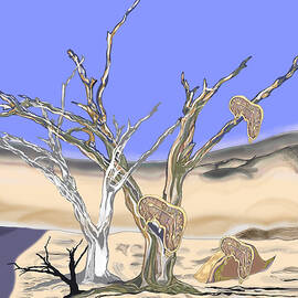 Dali Desert Landscape by Marshal James