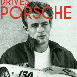Dean Drives Porsche by Carlos V