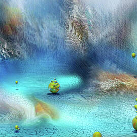 Underwater Yellow -aqua Art Print by Natalia Rudzina - Fine Art America