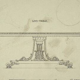 Design For Cabinet Pianoforte, Louis Quatorze Style Drawing by Robert  William Hume - Fine Art America