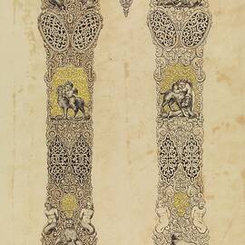 Design For Two Sides Of A Dagger Sheath by Eusebio Zuloaga