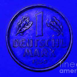 Deutsche Mark Blue by Joseph Baril