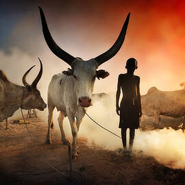 Dinka Child by Svetlin Yosifov