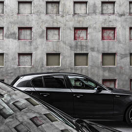 Dirty Wall...clean Car... by Gilbert Claes