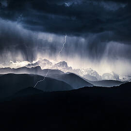 Drama In The Mountains by Ales Krivec