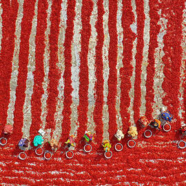 Drying Red Chilies by Azim Khan Ronnie