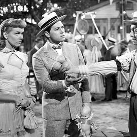 eddie marr with doris day and gordon macrae in on moonlight bay by Globe Photos