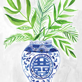 Elegant Chinoiserie Ii Gray by Farida Zaman