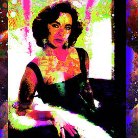 Elizabeth Taylor goes to visit Andy Warhol Number 9 by Ben Stone