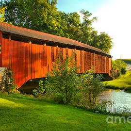 Enslow Bridge Over Sherman Creek by Adam Jewell