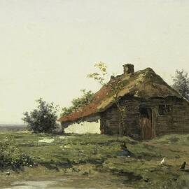 Farm In The Open Fields by Paul Joseph Constantin Gabriel