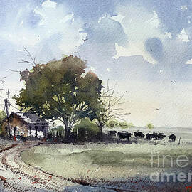 Farmhouse East of Sundown TX 3 by Tim Oliver