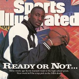 Farragut Career Academy Kevin Garnett 1995 Nba Draft Sports Illustrated Cover by Sports Illustrated