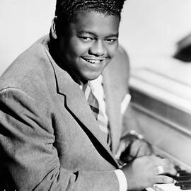 Fats Domino Sitting At Piano by Bettmann