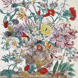 Flower Bouquet, October 19th Century Artist Unknown by Unknown Artist