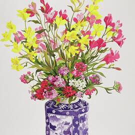 Flowers In A Chinese Jar by Christopher Ryland