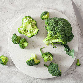 Fresh Broccoli by Olga Miltsova