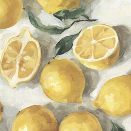 Fresh Lemons Ii by Emma Caroline