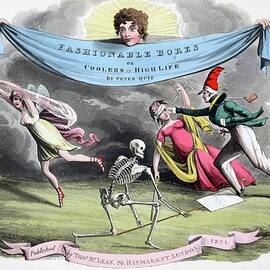 Frontispiece Of Fashionable Bores Or Coolers In High Life By Peter Quiz by Daniel Thomas Egerton