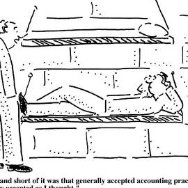 Generally Accepted Accounting Practices Weren't by Bob Mankoff