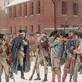 Georges Washington Tries To Reason Some Of The Mutineers Of The Army During The War Of Independence (litho) by Pseudonym For Onfray De Breville, Jacques Job