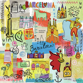 Global Travel Ix by Farida Zaman