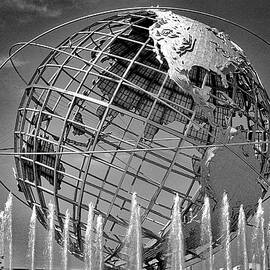 Globe at NY Worlds Fair in 1964. by Jerry Griffin